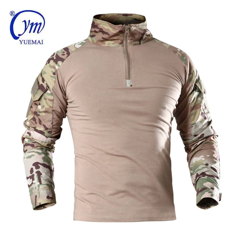 Men′ S Tactical Camo Long Sleeve Shirt Military Uniforms Army Combat G2 Frog Suit