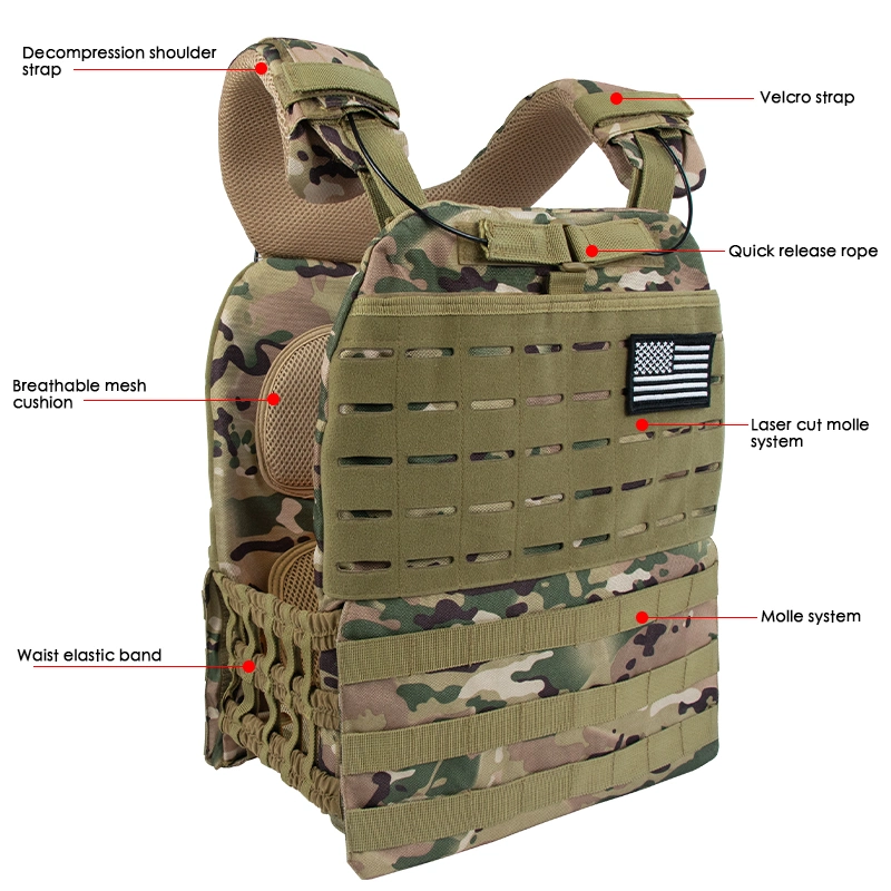 Tactical Vest Plate Carrier Molle Army Military Style Vest