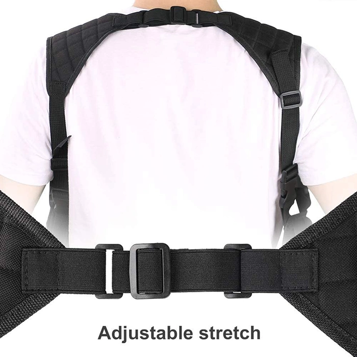 Shoulder Holster Ambidextrous Vertical Concealed Carry Shoulder Holster with Dual Magazine Holder
