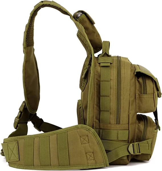 Sling Pack Molle Chest Crossbody Shoulder Gun Bags Motorcycle Backpack Bag