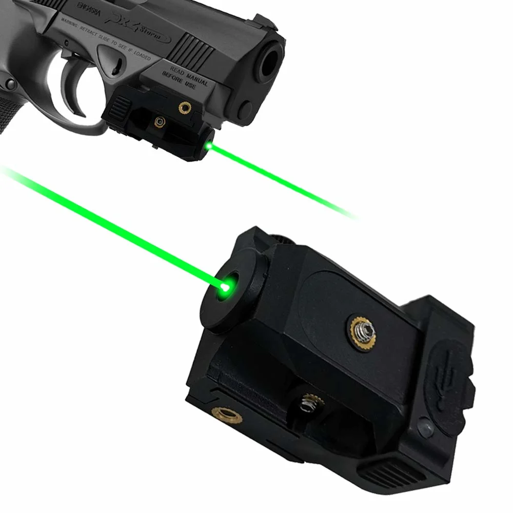 Tactical Green Laser Sight Low Profile Picatinny Rechargeable