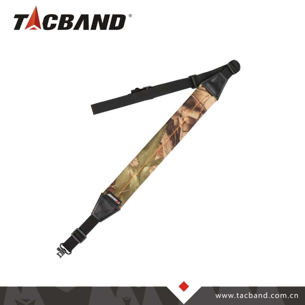 Tacbadn Black Single Point Neoprene Durable Sling Single Point Nylon Gun Sling