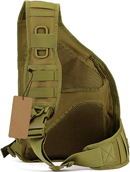 Sling Pack Molle Chest Crossbody Shoulder Gun Bags Motorcycle Backpack Bag