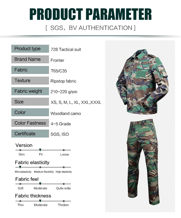 728 Gear Tactical Shirt + Pants Military Style Uniform