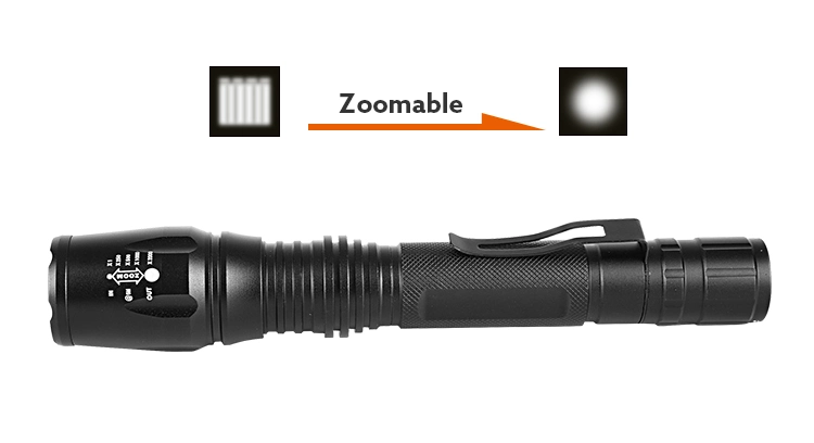 Brightenlux Factory Bulk Sale Hunting Long Beam Distance Aluminum Alloy Tactical Xml LED 10W Long Range LED Flashlight Torch