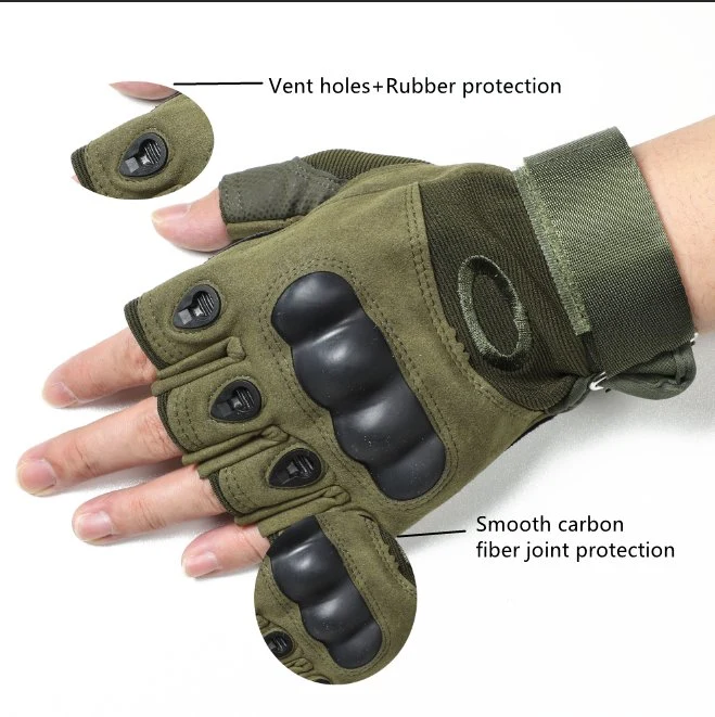 Unisex Adult Jinteng China Leather Gloves Military Style Tactical Hot Sale