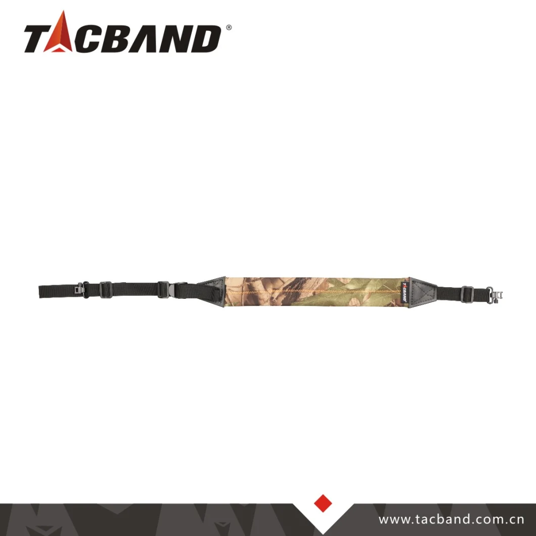 Tacbadn Black Single Point Neoprene Durable Sling Single Point Nylon Gun Sling