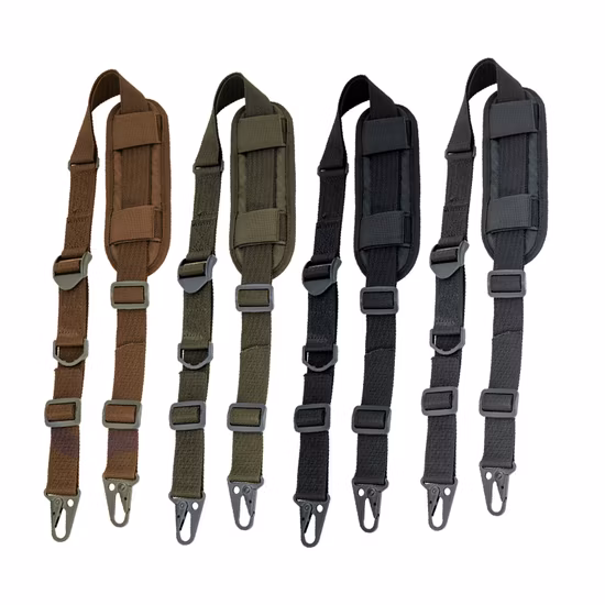 新しい格納式タクティカル スプリング コード キーホルダー ガン スリング