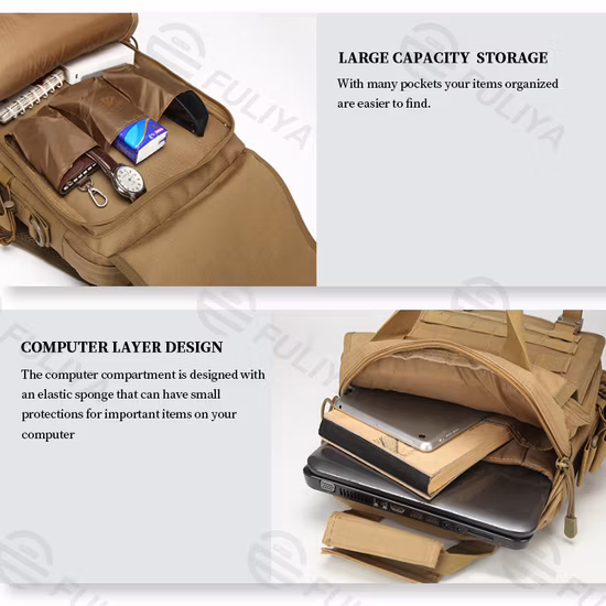 アウトドア用にカスタマイズされた小型モールタクティカルキャンプバックパック