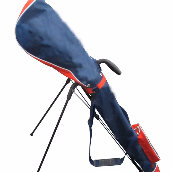 カスタマイズされた小さな黒いナイロン ゴルフ バッグ、ゴルフ ガン バッグ